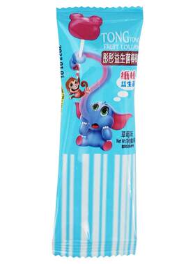 彤彤无糖益生菌棒棒糖果汁多口味
