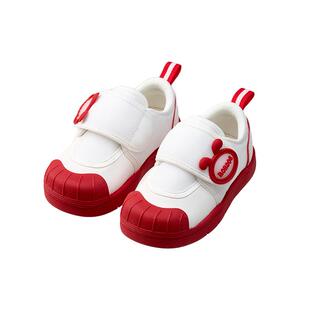 巴布豆幼儿园室内鞋儿童小白鞋春季防滑透气宝宝鞋子男童童鞋女童