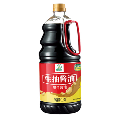 海天出品如果说生抽酱油1.9L大桶装酿造炒菜凉拌火锅厨房调味品
