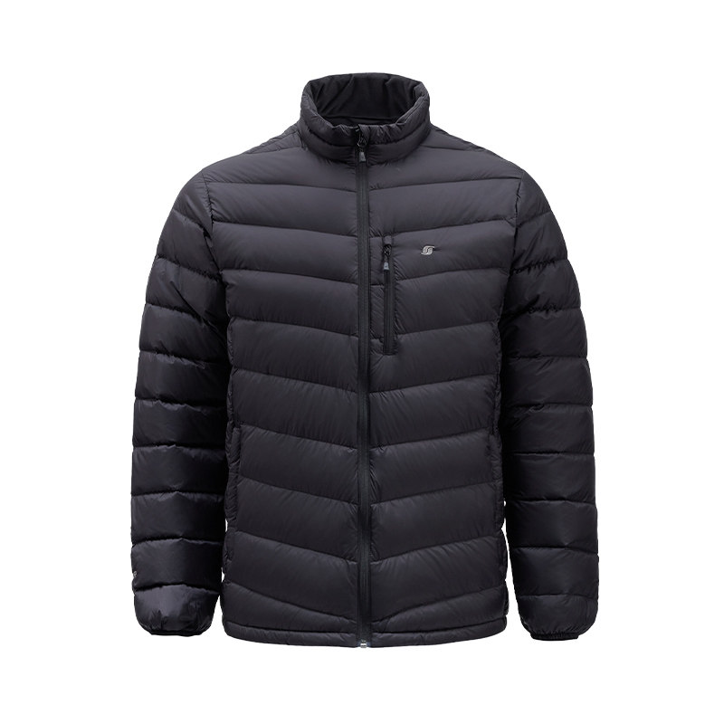 君羽800蓬95绒简约立领超轻鹅绒