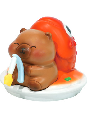 新款可爱憨态卡皮巴拉盲盒小摆件