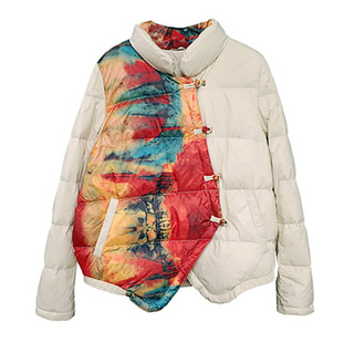 羽绒服女短款轻薄时尚气质中国风复古盘扣民族风外套个性原创女装