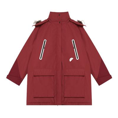 科技高密防风保暖 半圆女装[运动]2025冬季新户外工装感羽绒服女