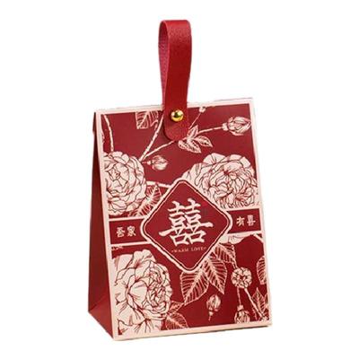 结婚喜糖盒大号2025新款中式喜糖盒子空婚礼装糖果礼盒订婚喜糖袋