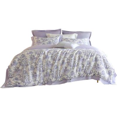 水星家纺60S长绒棉贡缎抑菌套件