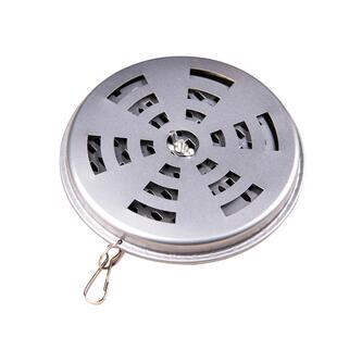 双层隔热可挂式蚊香盒座盘驱防蚊户外钓鱼山上作业挂身上随身携带