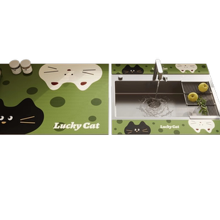 厨房水龙头挡水条卫生间防溅水吸水垫可定制台面垫长条窄边沥水垫