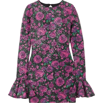 【38开门红】ROTATE Birger Christensen女士露背亮片迷你连衣裙