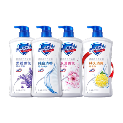 舒肤佳纯白柠檬沐浴露家庭装