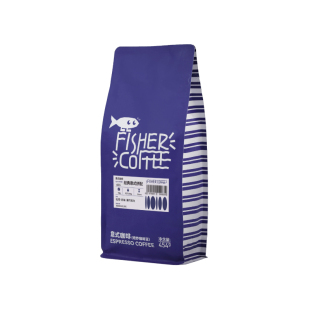 FISHER啡舍 经典意式拼配浓缩咖啡豆 深烘香浓醒神美式现磨咖啡粉