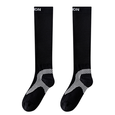 专业运动压力小腿袜女骑行袜长筒