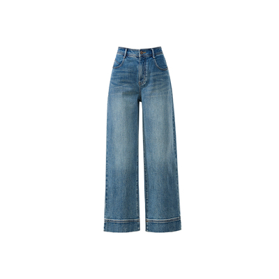 逸阳直筒宽松显瘦小个子阔腿裤子