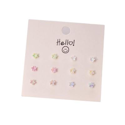 优茉锆石气质水晶养耳洞耳钉