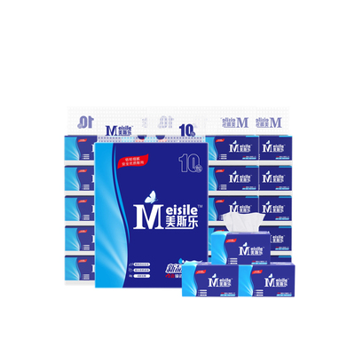 30包印花无香整箱4层抽纸实惠