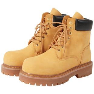 PioneerWings先锋之翼大头德比大黄靴男款增高工装户外厚底马丁靴