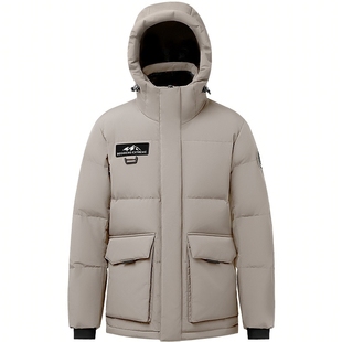 【交个朋友年货节】波司登户外保暖鹅绒羽绒服连帽