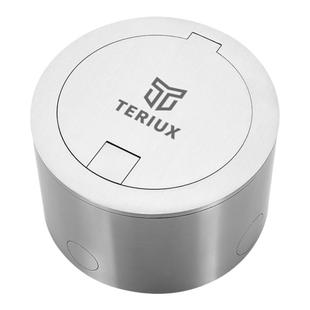 直筒圆形开启式明装地插隐形隐藏插头五孔网络电话纯平地面插座