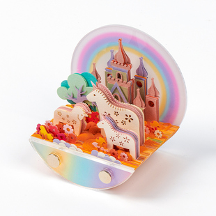 马上圆梦2026年日历台历温馨可爱浪漫礼物3D立体纸雕锦绣中华地球