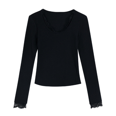 心动crushU领打底衫针织T恤上衣