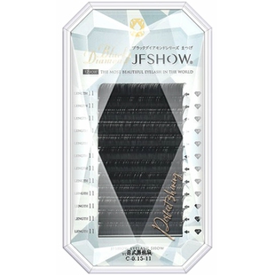 睫妃秀黑钻蚕丝单根圆毛假睫毛系列精细嫁接可手动开花山茶花包邮