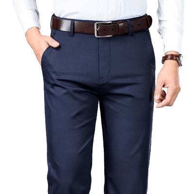 宽松直筒商务休闲男士长裤