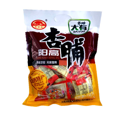 山西大有酸甜杏脯500克独立包装