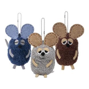 日本田鼠阿佛钥匙扣挂件小老鼠挂饰Leo Lionni's绘本玩偶毛绒礼物