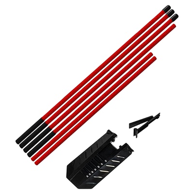 HOW TRUE高尔夫球挥杆平面训练器可调角度杆姿势纠正器方向指示棒