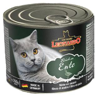 德国进口Leonardo小李子猫罐头湿粮200g400g主食猫罐头适口性强