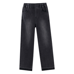 【商场同款拜年服】安奈儿童装女童牛仔裤2025春新款AG516578