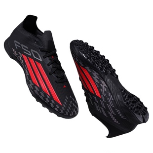 Adidas阿迪达斯足球鞋男F50次高端PRO碎钉TF人草经典黑红JR8941