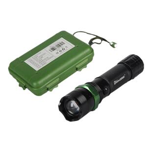 强光手电筒苔原地带骑行保护盒Q5led远射王变焦 调焦户外手电