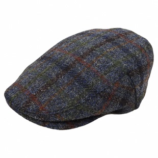 美式复古NEWSBOY CAP前进帽男女英伦鸭舌帽Harris花呢帽复古文艺