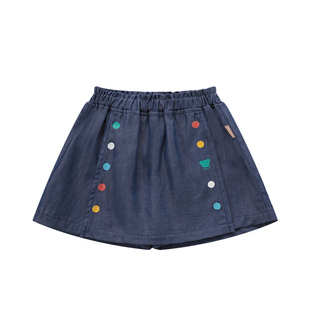 【商场同款】拉比童装短裙2025新款短裙夏季女童外出舒适短裙裤