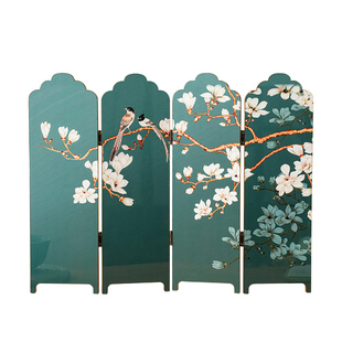 四折桌面小屏风摆件装饰故宫文创新中式创意礼品送老外中国风礼物