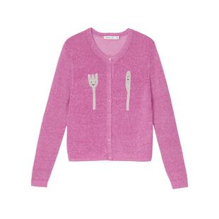 【新品】素然 ZUCZUG没事儿 26初秋女士快乐土豆亚麻雪花纱开衫