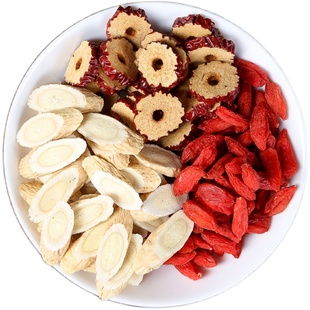 黄芪枸杞红枣茶组合男女泡水煲汤甘肃北芪黄氏片中药材官方旗舰店