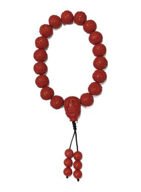 原创保真朱砂手串福禄双莲红砂手串饰品礼物本命年转运朱砂手链