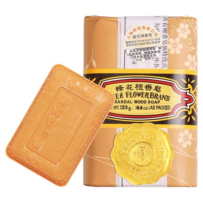 蜂花檀香香皂125g身体沐浴蜂檀洗浴洗澡洗手洗脸佳品