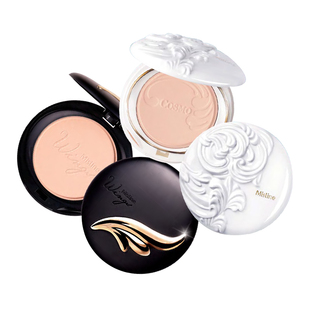 泰国Mistine羽翼粉饼 定妆陶瓷粉饼 干粉饼亮白遮瑕定妆持久控油
