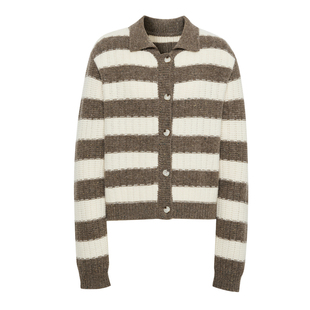 indicia标记25冬新款随性慵懒风高级感柔软绵羊毛开衫L2D4KS206