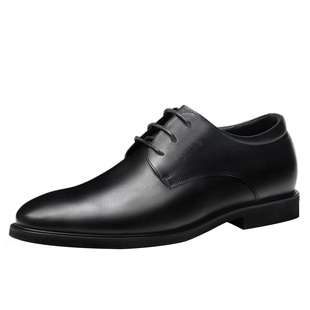 奥康内增高皮鞋男秋冬真皮商务男款2025新款高跟男士隐形增高男鞋