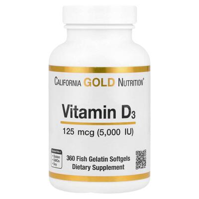 CGN美国进口加州黄金维生素D3软凝胶成人中老年钙吸收支持骨骼健