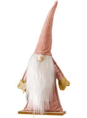 摆件橱窗圣诞老人掬涵布艺发光