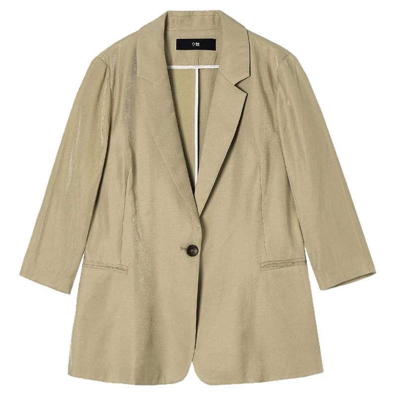 显瘦气质通勤百搭西服外套