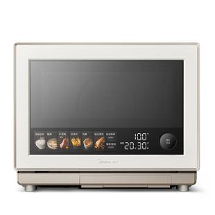 美的寻味pro3.0微蒸烤炸炖一体机家用微波炉32L蒸箱烤箱三合一G32