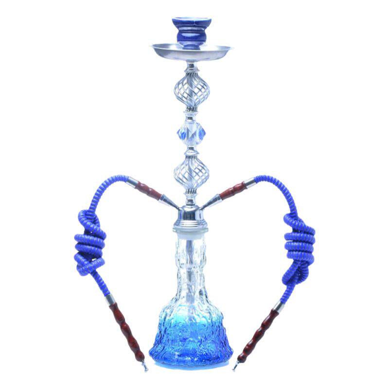 阿拉伯玻璃双管水烟壶套装