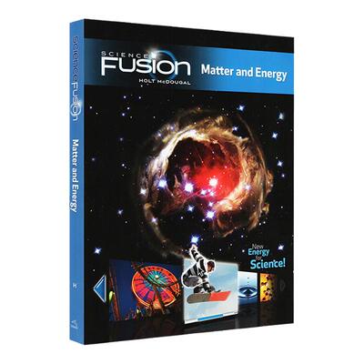 英文原版 Science Fusion系列 Matter And Energy 物质与能量 美国中学生科学教辅 HMH