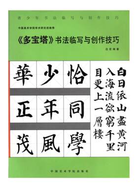 《多宝塔》书法临写与创作技巧 青少年  正版品牌直销