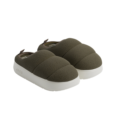 朴西雾眠男女防滑防臭厚底棉拖鞋